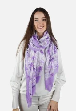Seda - Sjaal - Purple/Silver
