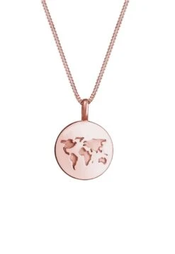 Elli World Map - Ketting - Rose Gold-Coloured -Kleding Discount Winkel 3dbfda8432ed4ad5b77604b2f671fa7e