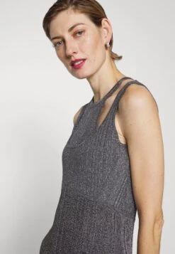 HERVE LEGER Variegated Rib Gown - Cocktailjurk - Grey -Kleding Discount Winkel 3e3029095674467cb11c60dd883da235