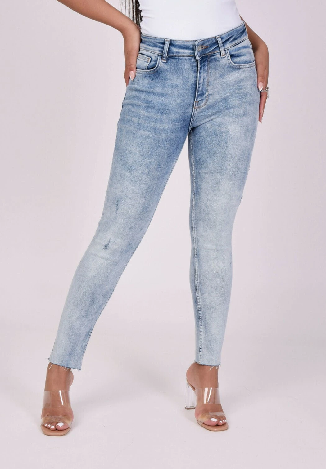 Jeans Skinny Fit - Bleu Clair 1 Jeans Skinny Fit - Bleu Clair