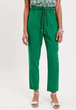 Gerade Mit Gürtel - Broek - Vert -Kleding Discount Winkel 41226dba17034413b12e7076251bd2f9