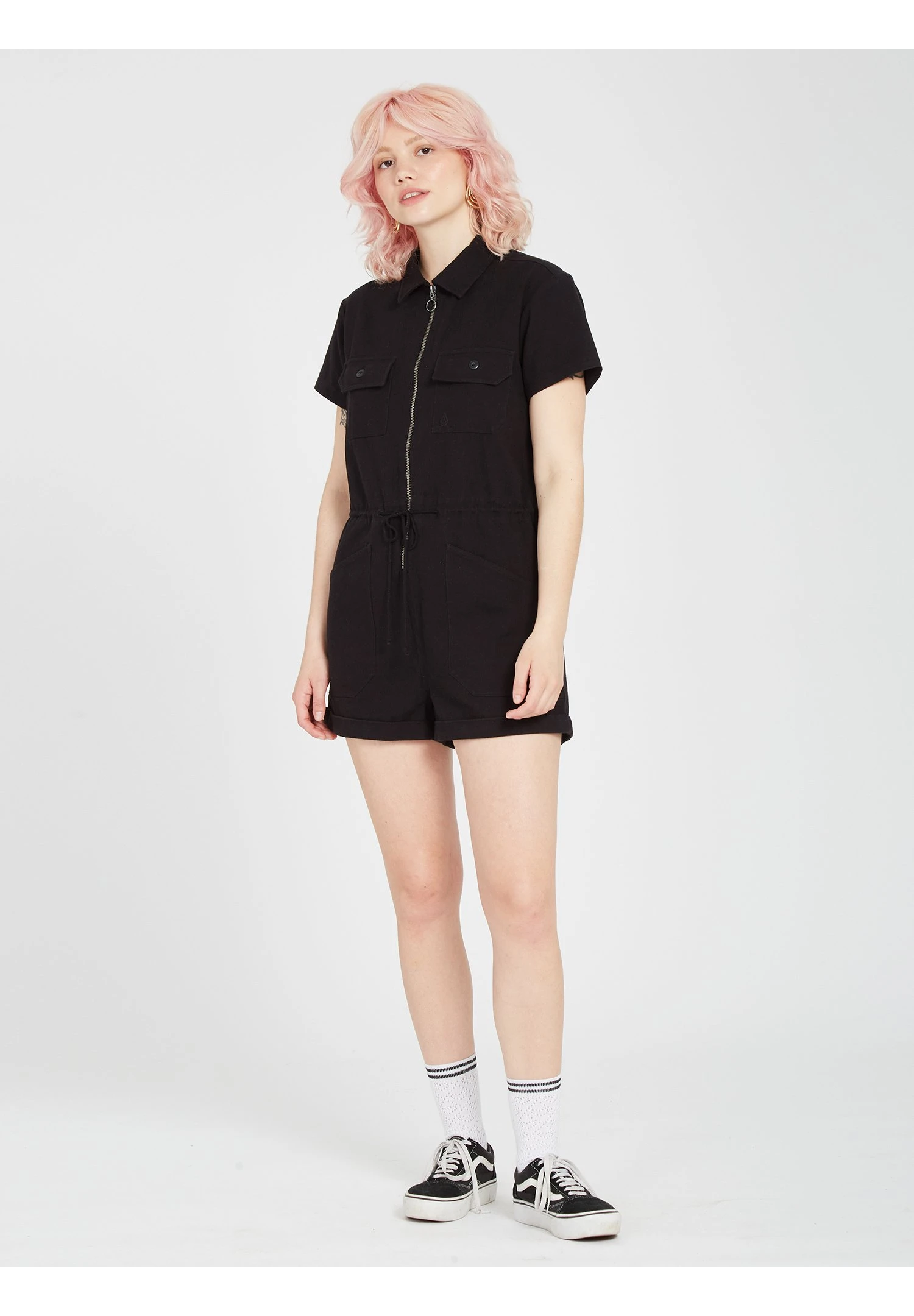 Volcom Wheelfrite Romper - Jumpsuit - Black 6 Volcom Wheelfrite Romper - Jumpsuit - Black - Afbeelding 6