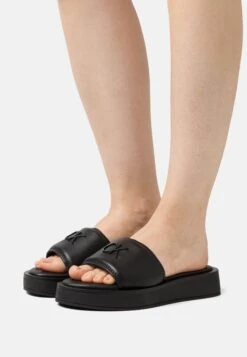 Calvin Klein Dress Flatform- Muiltjes Met Hak - Black