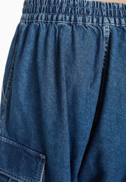 BERSHKA Voluminous- Relaxed Fit Jeans - Light Blue Denim -Kleding Discount Winkel 45b45239ba3c46da94cfad19581949d8