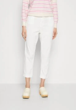 Marc O'Polo 5 Pocket Mid Waist Slim Fit 7 8 Length - Broek - White