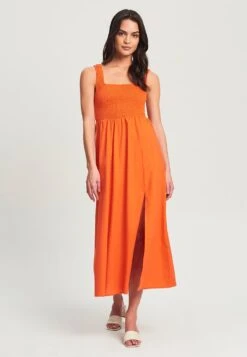 Calli Henri - Jurk - Tangerine