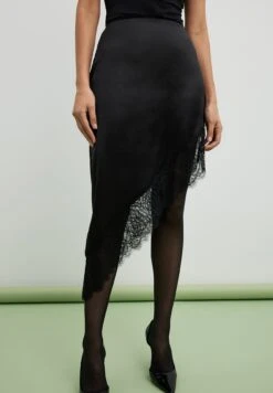 NA-KD Asymmetrischer Mit Details - A-Lijn Rok - Black -Kleding Discount Winkel 476d0a4ed791469eba5ac8dfca472920