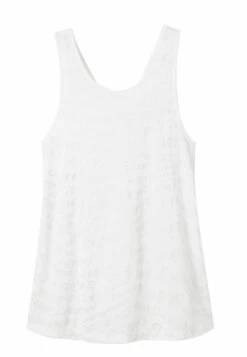 Desigual Sport Logo Vest - Top - White -Kleding Discount Winkel 4811b33422ec45379c5d7346857900b2