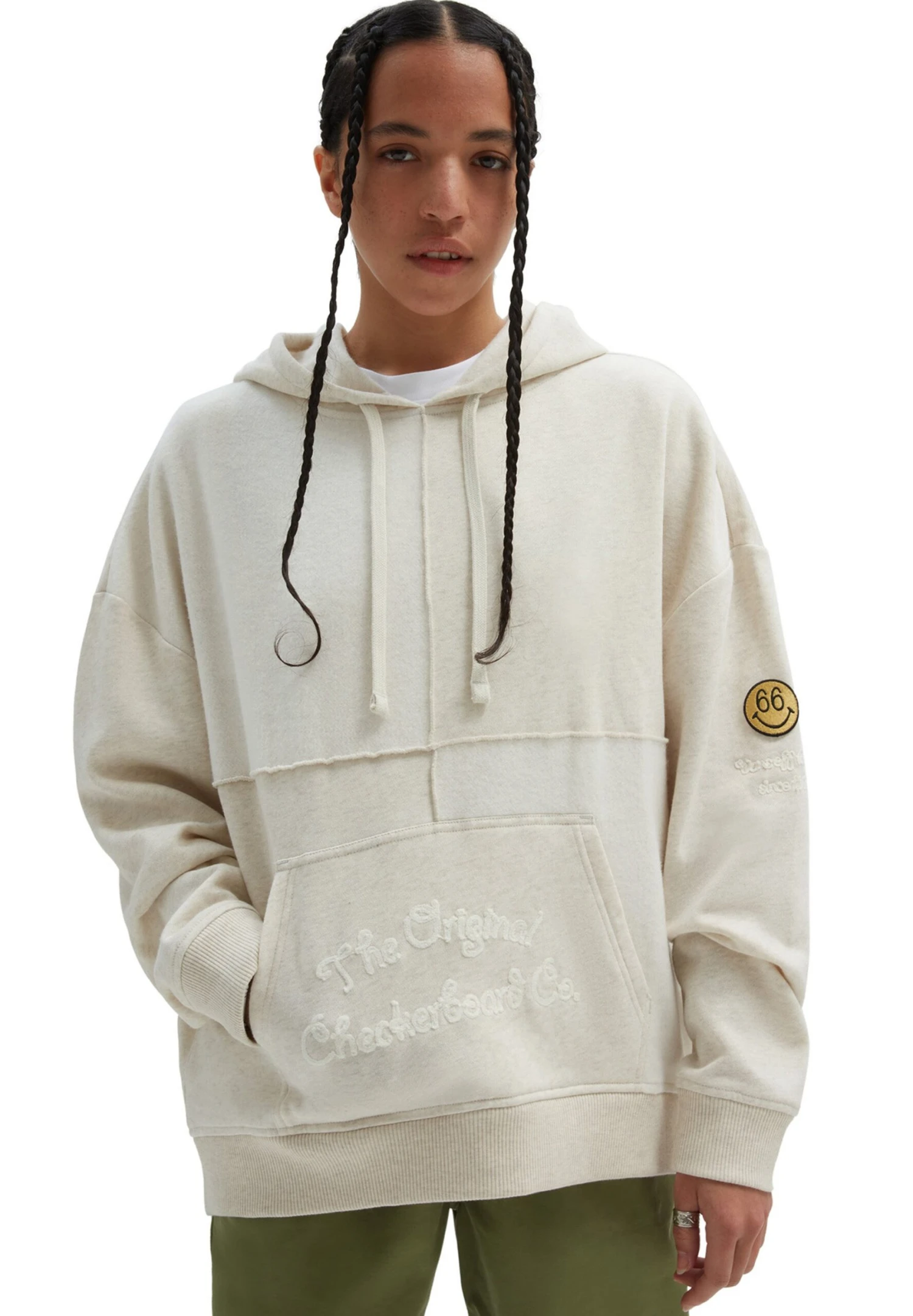 Vans Flip It - Hoodie - Oatmeal Heather 1 Vans Flip It - Hoodie - Oatmeal Heather