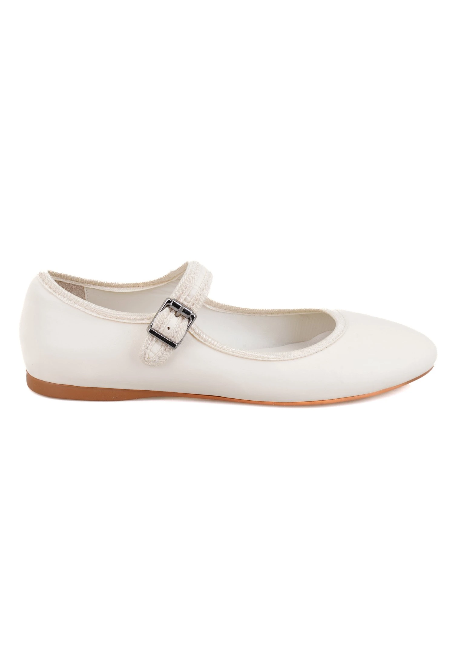 Ballerina'S Met Enkelbandjes - White 5 Ballerina'S Met Enkelbandjes - White - Afbeelding 5