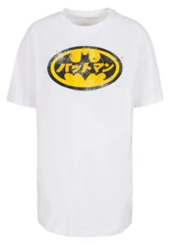 F4NT4STIC Dc Comics Superhelden Batman Japanese Logo- T-Shirt Print - White -Kleding Discount Winkel 4be25583f697403097391cdad10b52a4