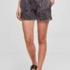 URBAN CLASSICS Towel Washed - Shorts - Black