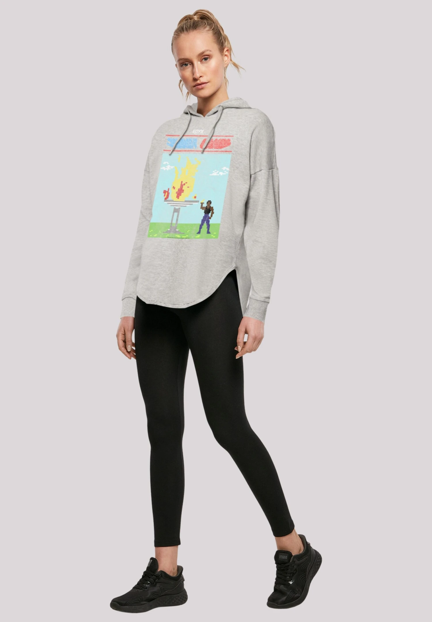 F4NT4STIC Retro Gaming Summer Games - Hoodie - Grey 2 F4NT4STIC Retro Gaming Summer Games - Hoodie - Grey - Afbeelding 2