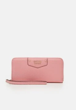 Guess Brenton Zip Around - Portemonnee - Pink