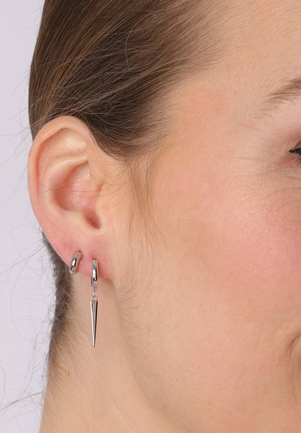 Oorbellen Pegels - Oorbellen - Silver-Coloured 2 Oorbellen Pegels - Oorbellen - Silver-Coloured - Afbeelding 2