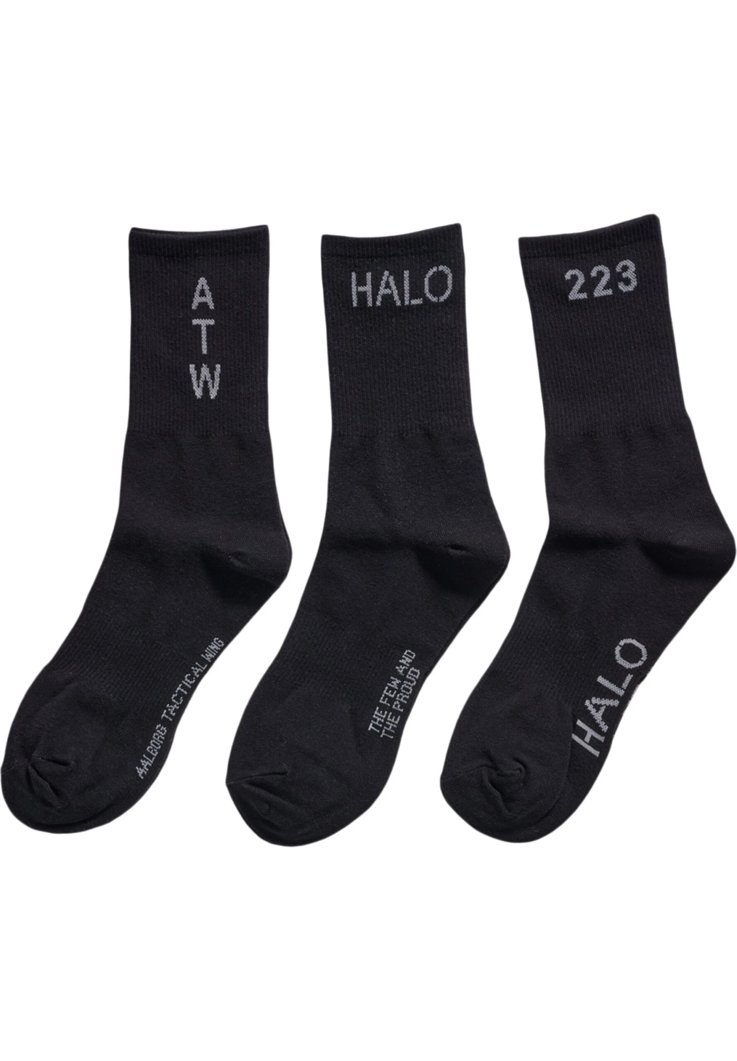 Halo 3-Pack - Sokken - Black 1 Halo 3-Pack - Sokken - Black