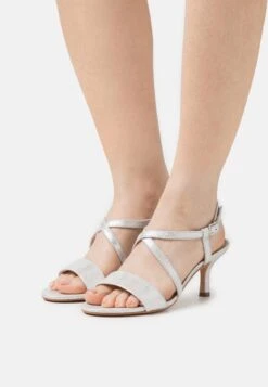 Clarks Amali Buckle - Sandalen Met Hoge Hak - Silver Metallic