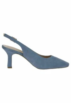 Caprice Klassieke Pumps - Blue Suede -Kleding Discount Winkel 543b2cb81de04f89bcd8a19896658726