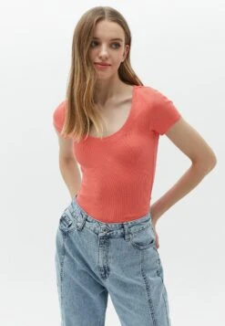 Mit Gerippter Optik - T-Shirt Basic - Dubarry