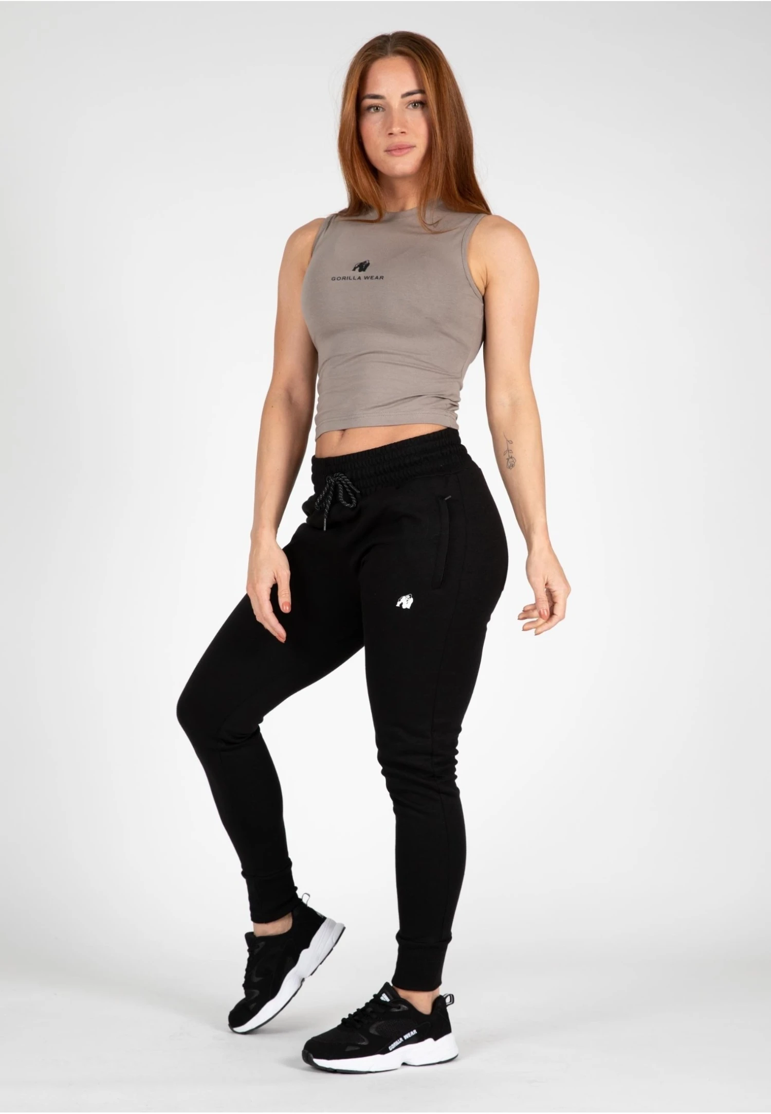 Gorilla Wear Livonia Crop- Top - Beige 2 Gorilla Wear Livonia Crop- Top - Beige - Afbeelding 2