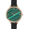 Dina - Horloge - Rose Gold Green Black
