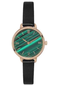 Dina - Horloge - Rose Gold Green Black
