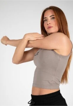 Gorilla Wear Livonia Crop- Top - Beige 9 Gorilla Wear Livonia Crop- Top - Beige -Kleding Discount Winkel 5a1cd71008214d5e83532919d2624677