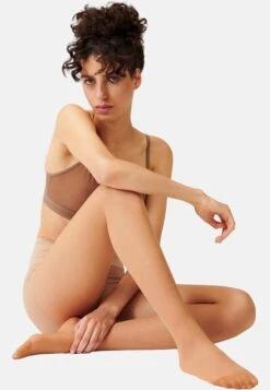 Tights Invisible Control Top - Panty - Toffee