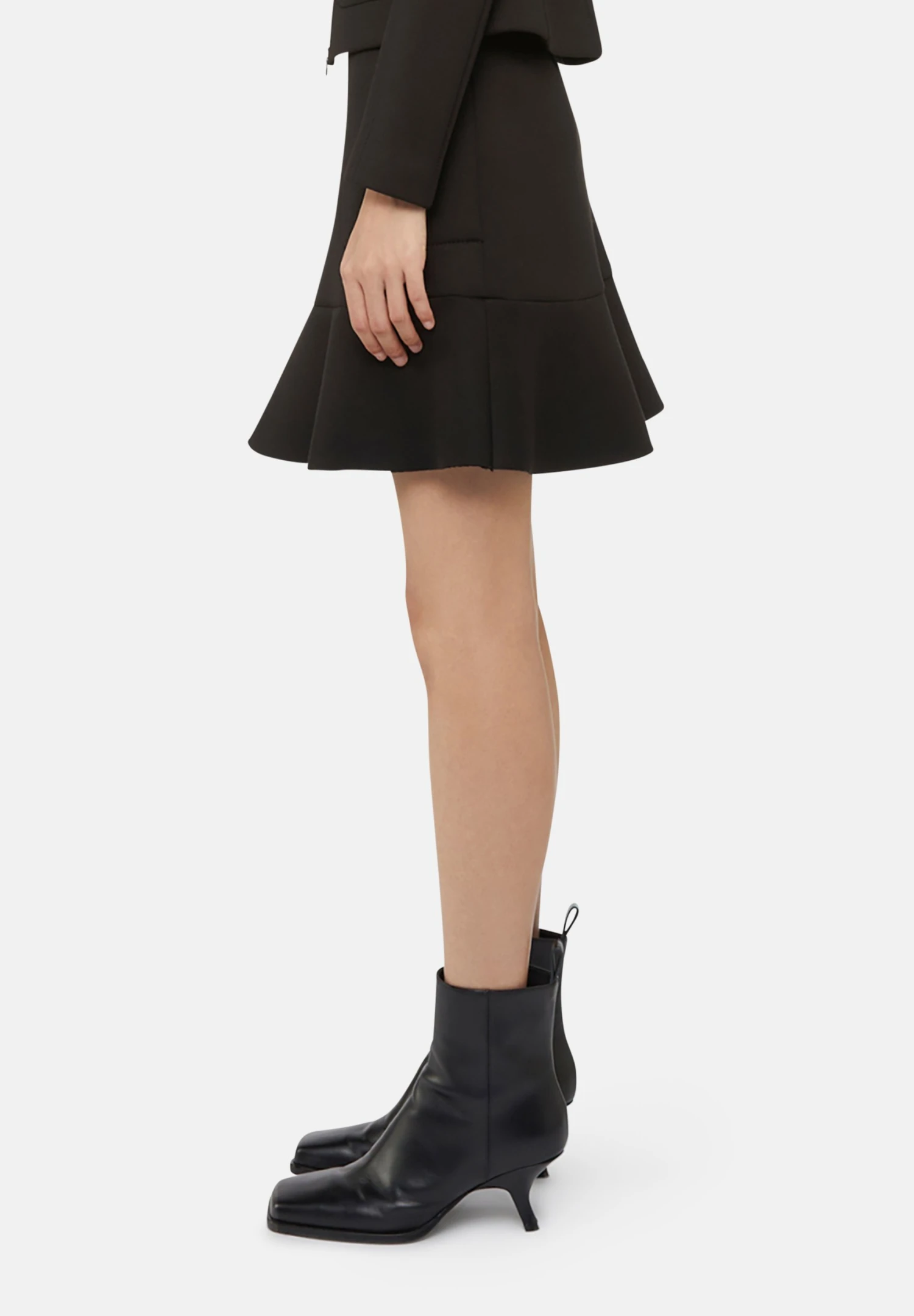 Trussardi Scuba - A-Lijn Rok - Black 2 Trussardi Scuba - A-Lijn Rok - Black - Afbeelding 2