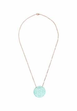 Gemshine Yoga Mandala Kreis - Ketting - Rose Gold Coloured