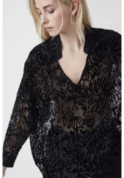 French Connection GemnaPop Over - Blouse - Black -Kleding Discount Winkel 5da5ec0e007f460a9008347c1c1fa2ad