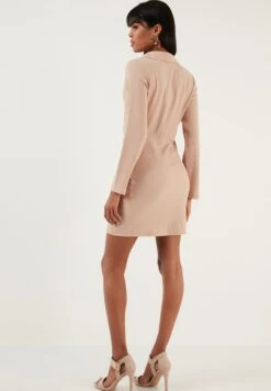 LELA Slim Fit - Etui-Jurk - Stone -Kleding Discount Winkel 5fb0ddb7372340e19106106d64a7b471