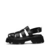 Tammy- Sandalen Met Plateauzool - Black
