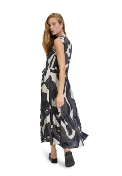 CARTOON Mit Muster - Jurk - Weiß Dunkelblau -Kleding Discount Winkel 667f2d72c786419fbd0bf180363191f8