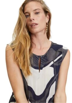 CARTOON Mit Muster - Jurk - Weiß Dunkelblau -Kleding Discount Winkel 66bf56cd4e884a04a9ab89a2166e6387