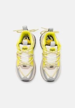 Buffalo Triplet Lace - Sneakers Laag - Cream/Lime -Kleding Discount Winkel 6a75c1a4c2724956aaeba55dd44f691d