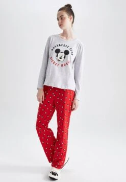 DeFacto Mickey & Minnie Regular Fit 2Pack - Pyjama - Red