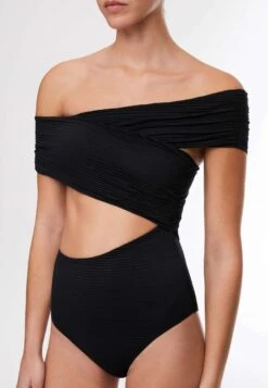 Oysho Off-Shoulder Crossover - Badpak - Black -Kleding Discount Winkel 6eb16e8cb87247cc8cd58034920036a0