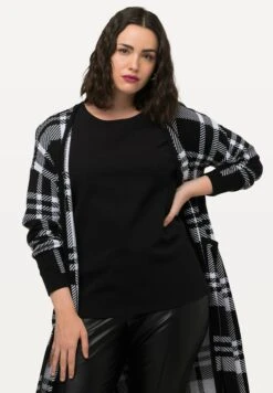 Ulla Popken Quer Rundhals 3/4-Arm - Longsleeve - Schwarz -Kleding Discount Winkel 6f9be4bedf5a404ab25db6741b11ee5a