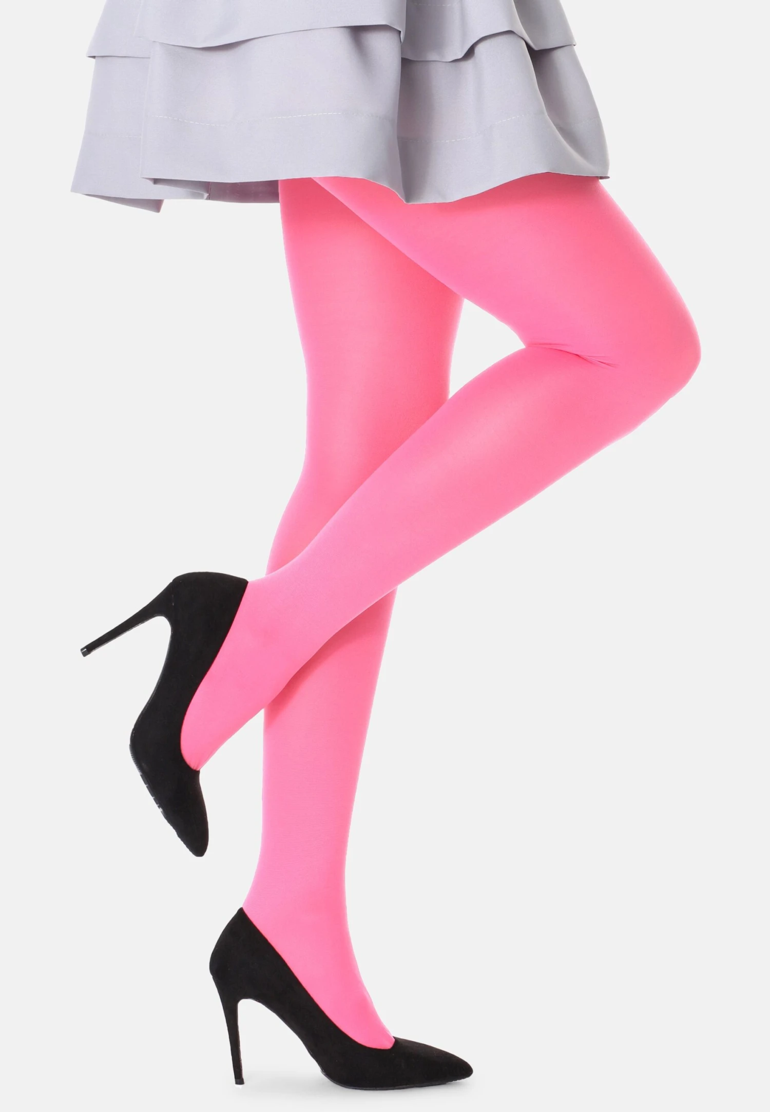 Weiblich - Panty - Black Neonpink 3 Weiblich - Panty - Black Neonpink - Afbeelding 3