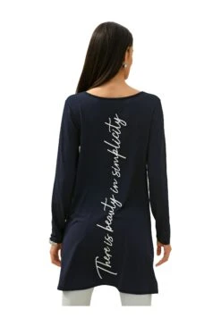 Longsleeve - Marineblau,Weiß -Kleding Discount Winkel 730624dc80044e3ba01f33ba3c5e7955