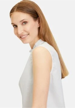 Mit Raffung - Top - Weiß -Kleding Discount Winkel 7495cc9a53d5434f912a263607ff9f61