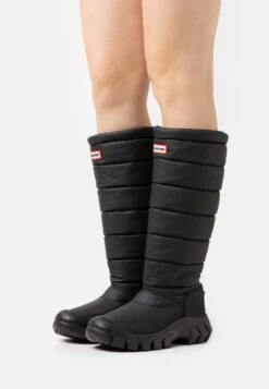 Hunter ORIGINAL Womens Intrepid Tall- Snowboots- Black
