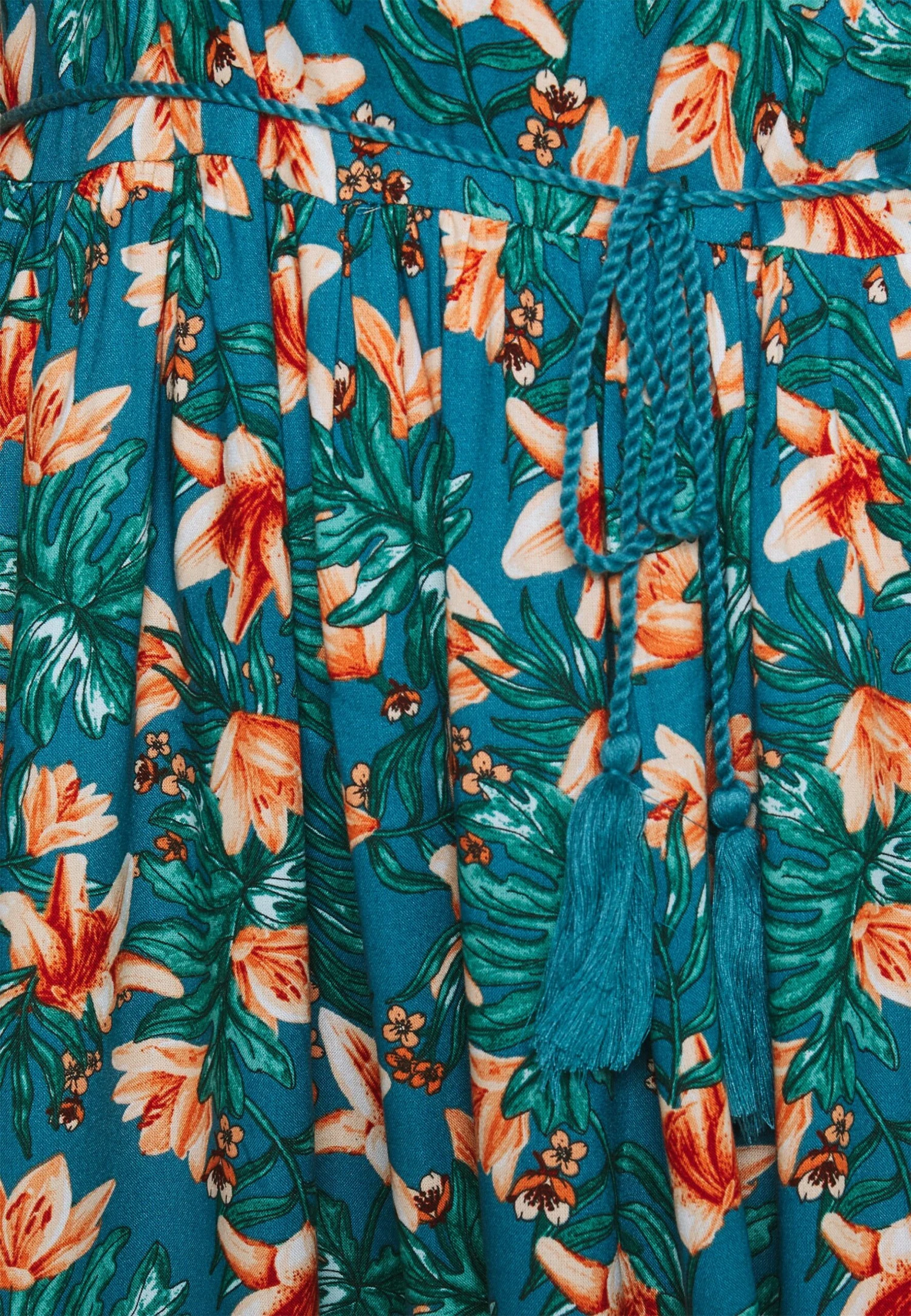 Jdysylvie Tropical Dress - Maxi-Jurk - Blue/Multi-Coloured 7 Jdysylvie Tropical Dress - Maxi-Jurk - Blue/Multi-Coloured - Afbeelding 7