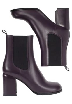 Chelsea - Enkellaarsjes Met Hoge Hak - Purple -Kleding Discount Winkel 77652ab80b894aa391c60771a935f7a0