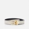 MICHAEL Michael Kors Reversible Belt - Riem - Navy/Gold-Coloured