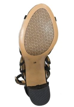 Sandalen - Czarny/Złoty -Kleding Discount Winkel 789b405fc4d444978ebb70602fae43ad