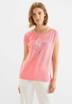 STREET ONE Look Part - T-Shirt Print - Rosa