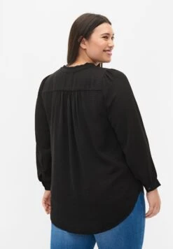 Zizzi Long Sleeved - Blouse - Black -Kleding Discount Winkel 7aefd21ecbd84b948531d1d2e7bf9da6