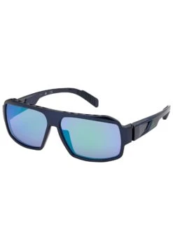 Zonnebril - Grün Blau Gespiegelt Grau